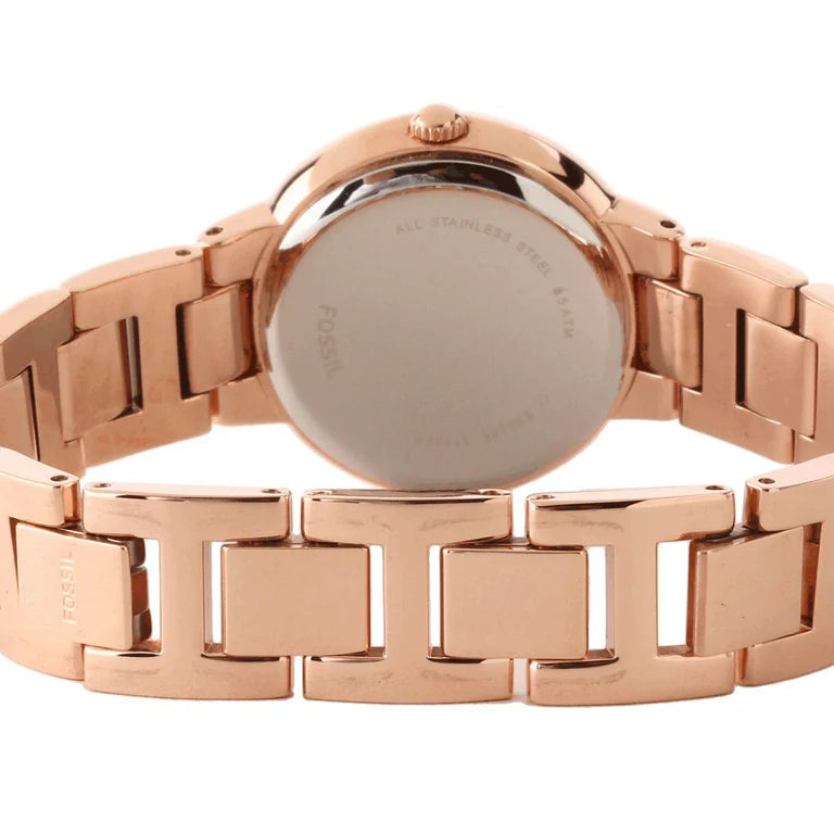 Fossil ES3284 Virginia Stainless Steel Crystal-Accented Dress Quartz Women's Watch