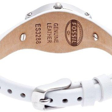Fossil ES3288 Molly White Leather Quartz Women's Watch