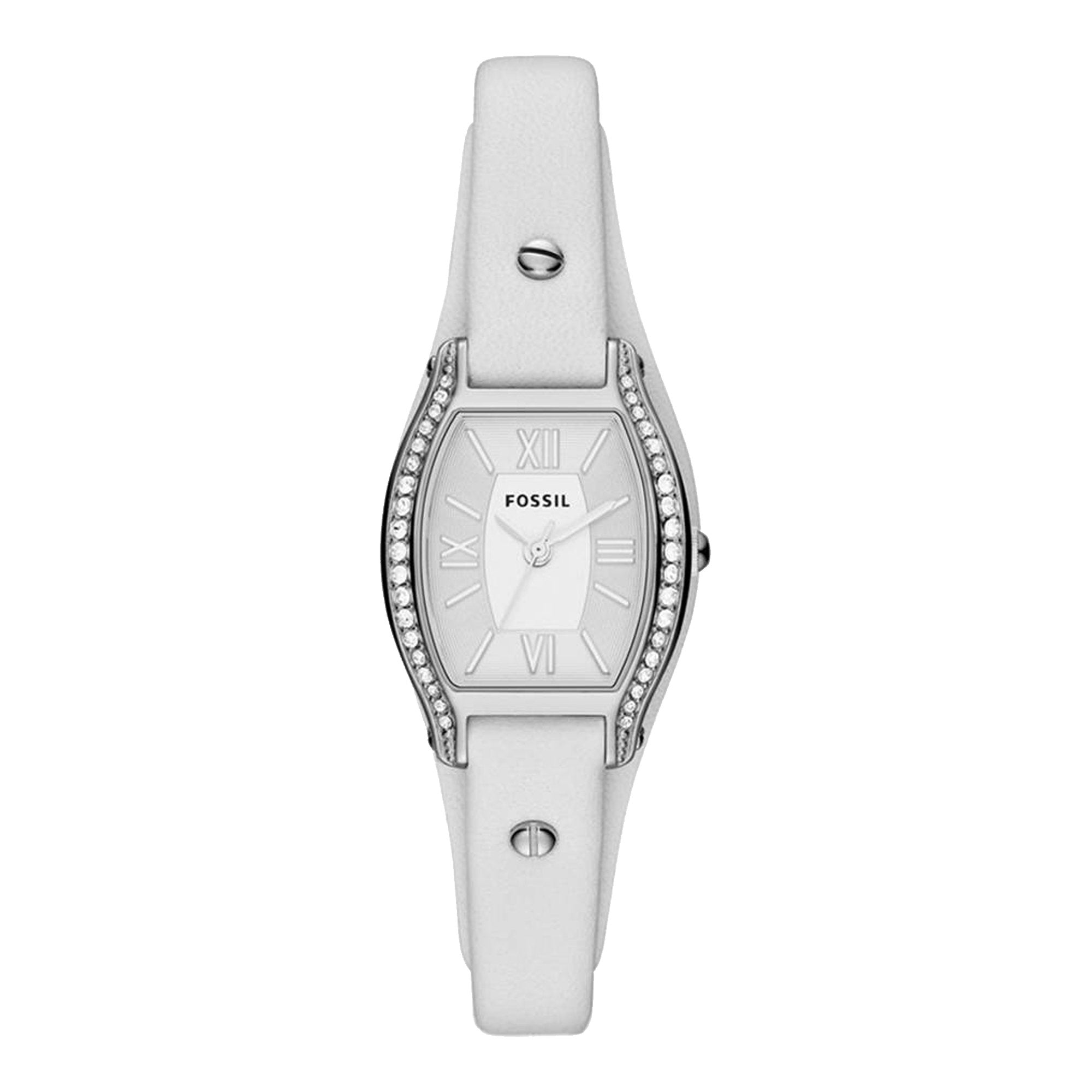 Fossil ES3288 Molly White Leather Quartz Women's Watch