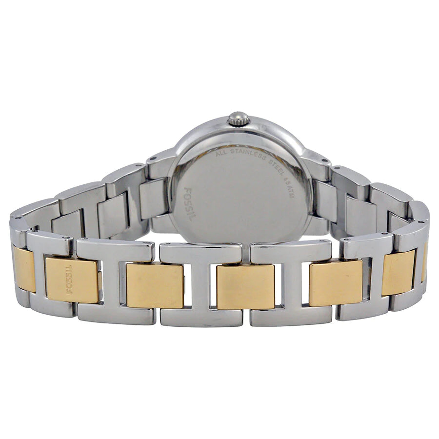 Fossil ES3503 Virginia Silver Dial Two-tone Steel Women's Watch