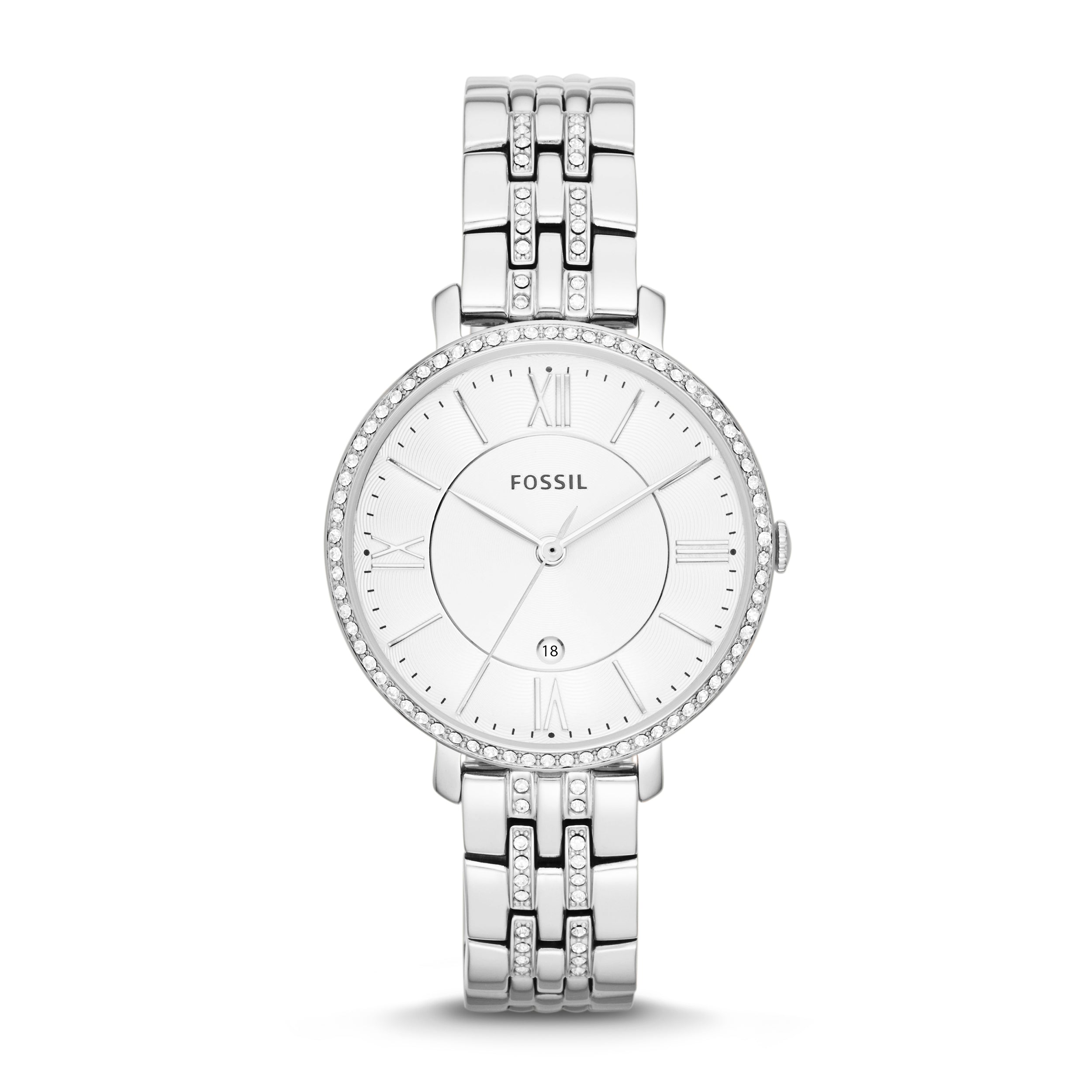 Fossil ES3545 Jacqueline Silver Diamond Women's Watch