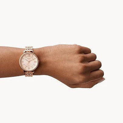 Fossil ES3665 Gold Stainless Steel Analog Dial Quartz Women's Watch