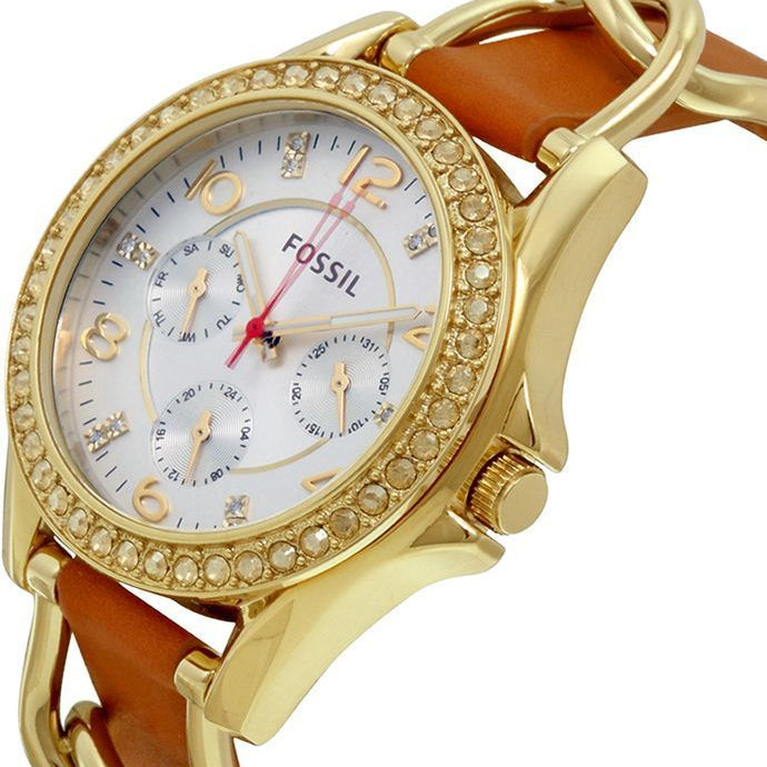 Fossil ES3723 Riley Silver Dial Women's Watch