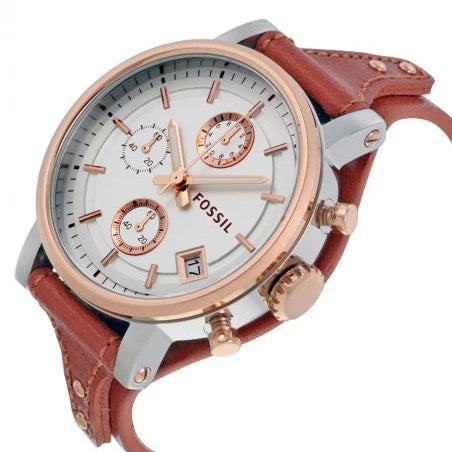 Fossil ES3837 Original Boyfriend Silver Dial Women's Watch