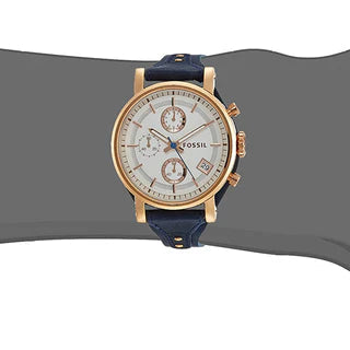 Fossil ES3838 Boyfriend Silver Dial Women's Watch