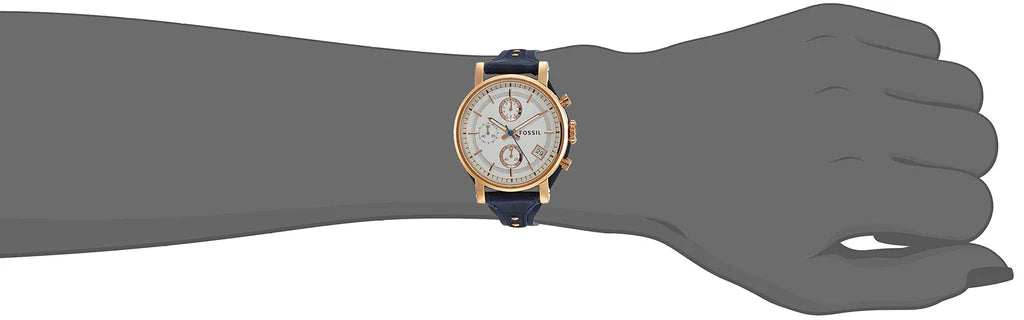 Fossil ES3838 Boyfriend Silver Dial Women's Watch
