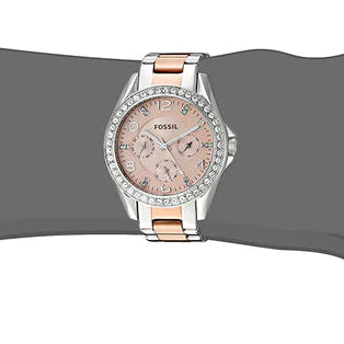 Fossil ES4145 Riley Steel Multifunction Crystallized Women's Watch