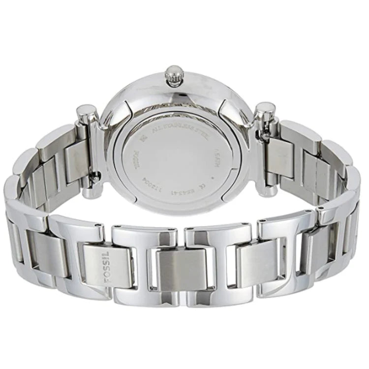 Fossil ES4341 Carlie Silver Dial Women's Watch