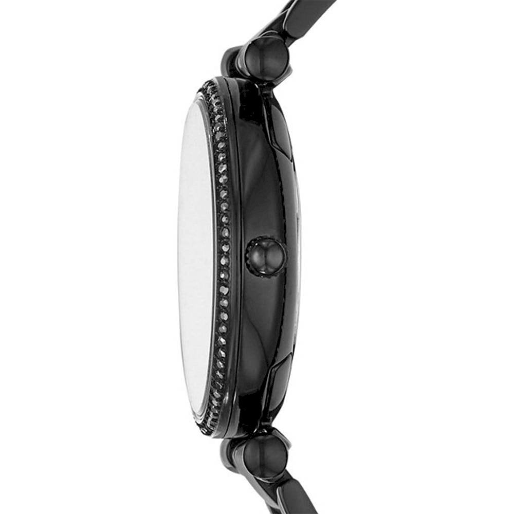 Fossil ES4488 Carlie Black Leather Women's Watch