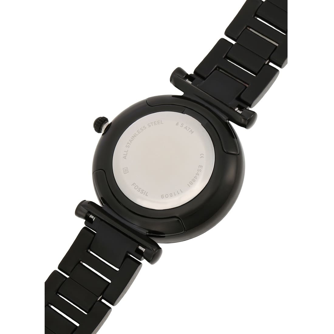 Fossil ES4488 Carlie Black Leather Women's Watch