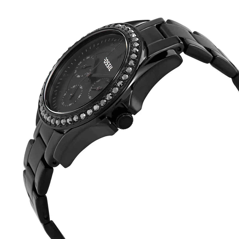 Fossil ES4519 Riley Stainless Steel Crystal Women's Watch