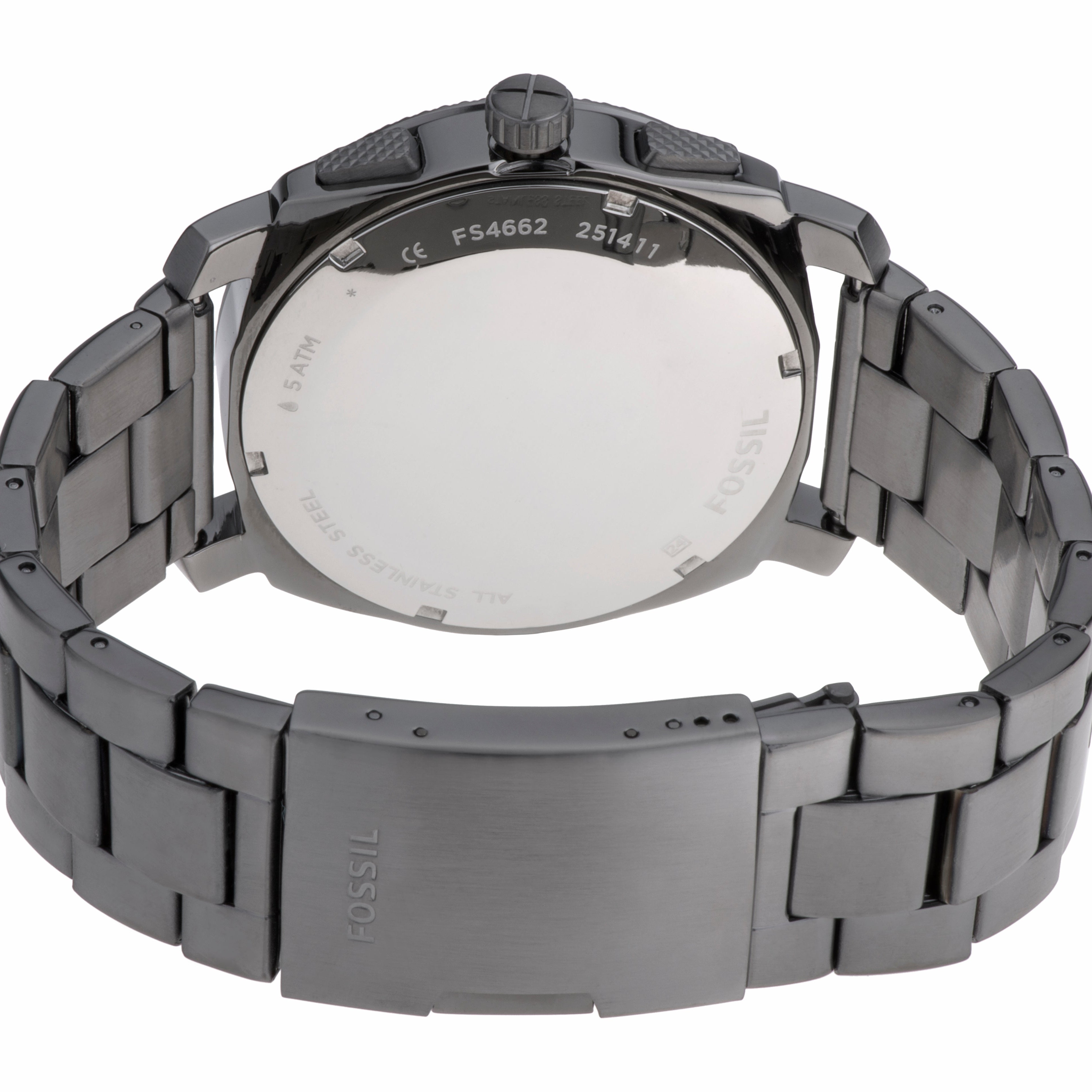 Fossil FS4662 Machine Black Dial Men's Watch
