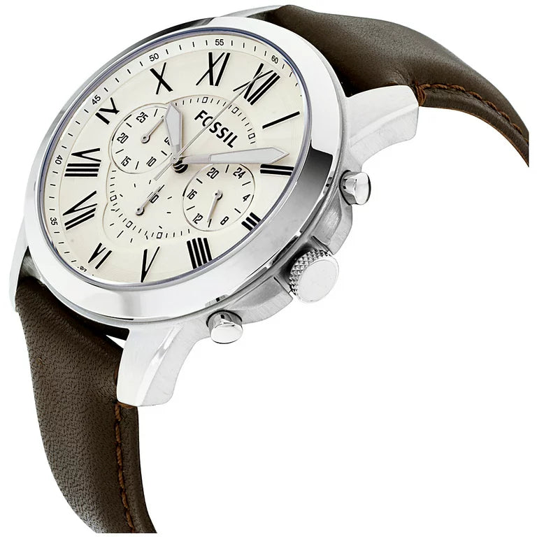 Fossil FS4735 Grant Brown Leather Men's Watch
