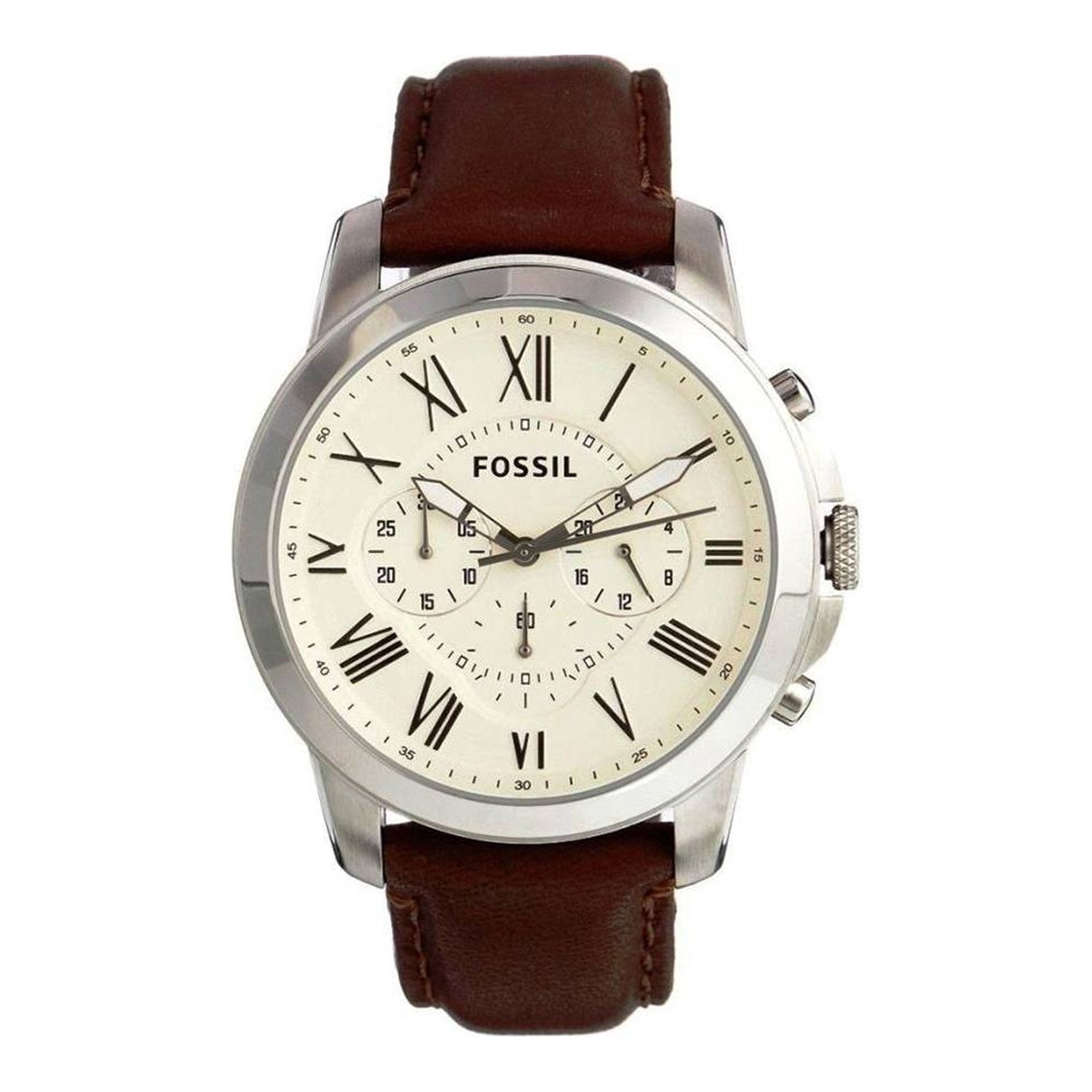 Fossil FS4735 Grant Brown Leather Men's Watch