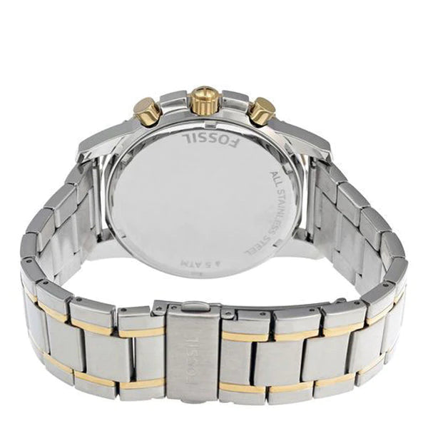 Fossil FS4795 Chronograph Two Tone Men's Watch