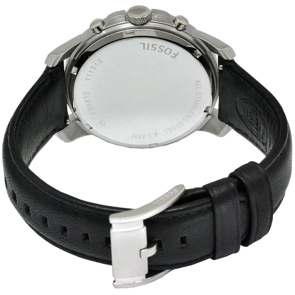 Fossil FS4812 Grant Leather Strap Men's Watch