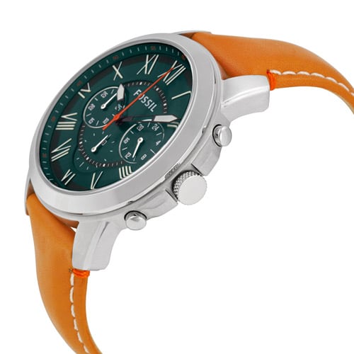 Fossil FS4918 Grant Hunter Green Dial Men's Watch