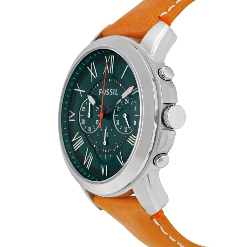 Fossil FS4918 Grant Hunter Green Dial Men's Watch