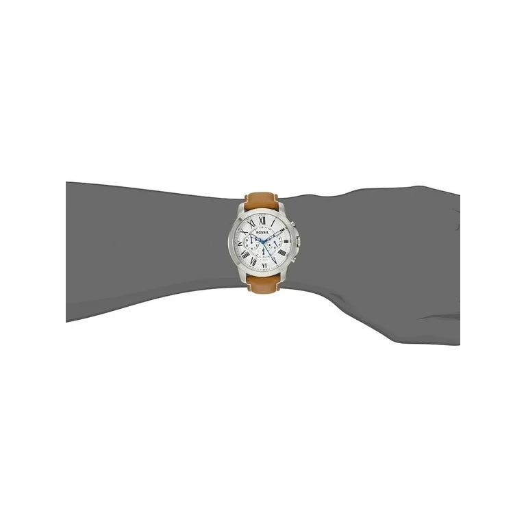 Fossil FS5060 Grant White Dial Men's Watch