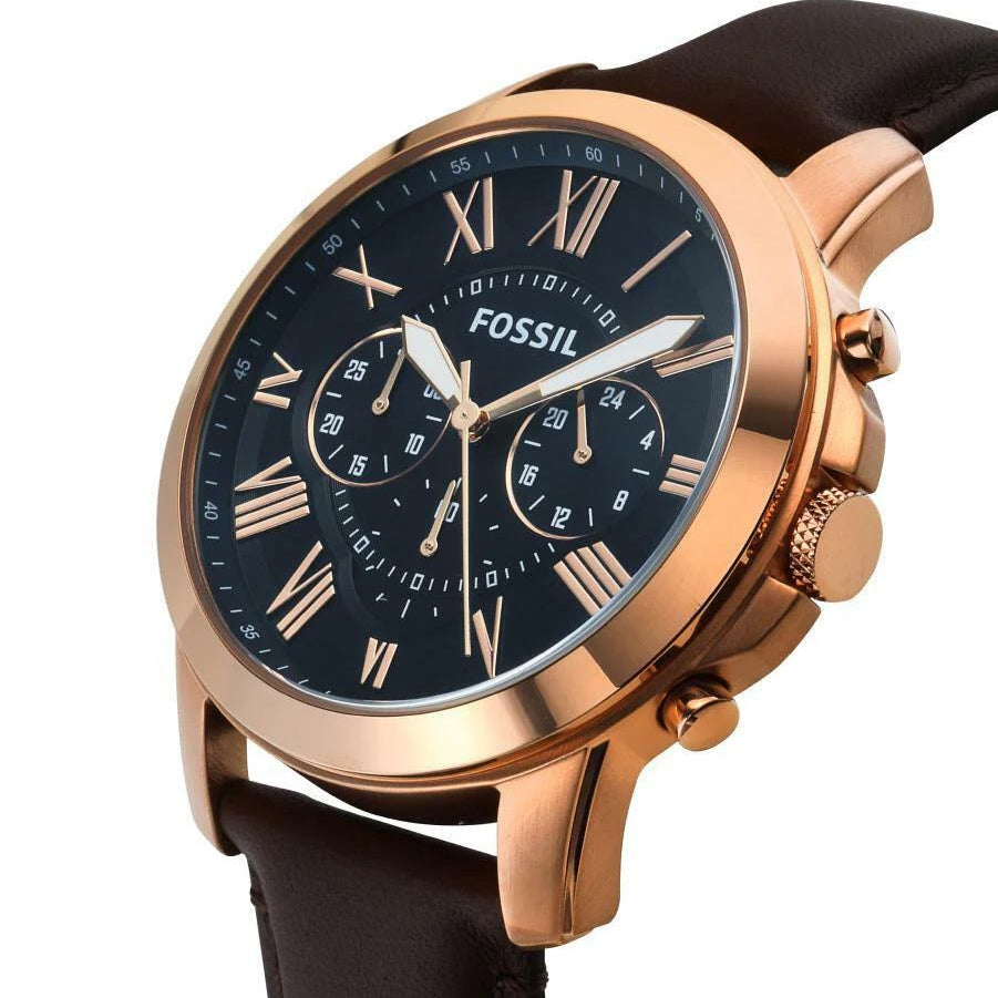 Fossil FS5068 Grant Blue Dial Men's Watch