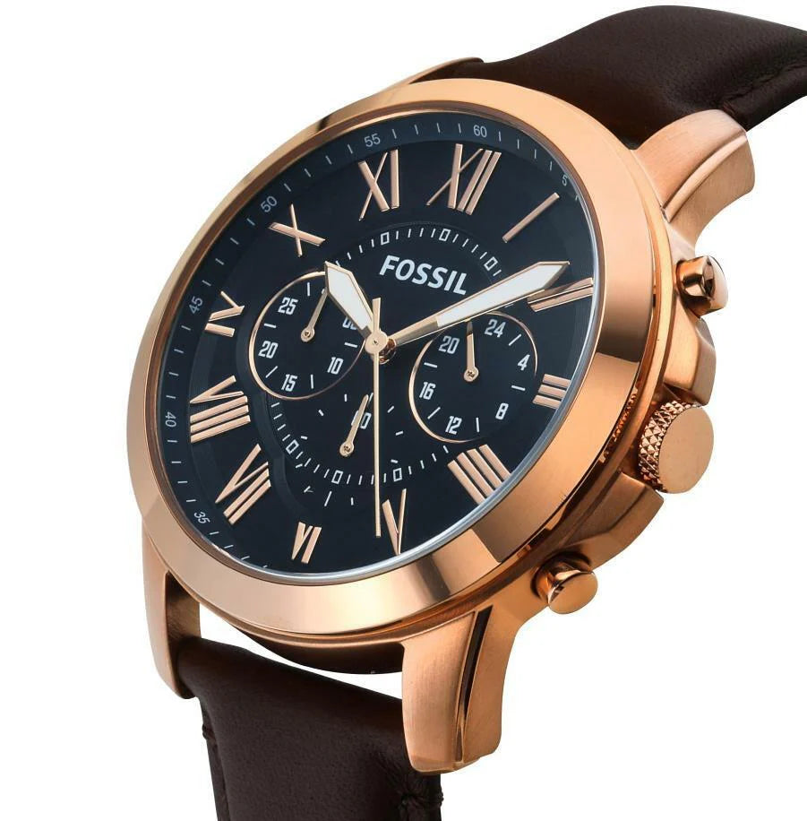 Fossil FS5068 Grant Blue Dial Men's Watch