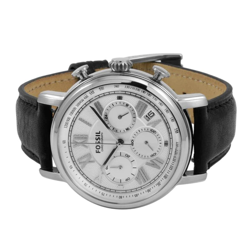 Fossil FS5102 Buchanan Silver Dial Men's Watch