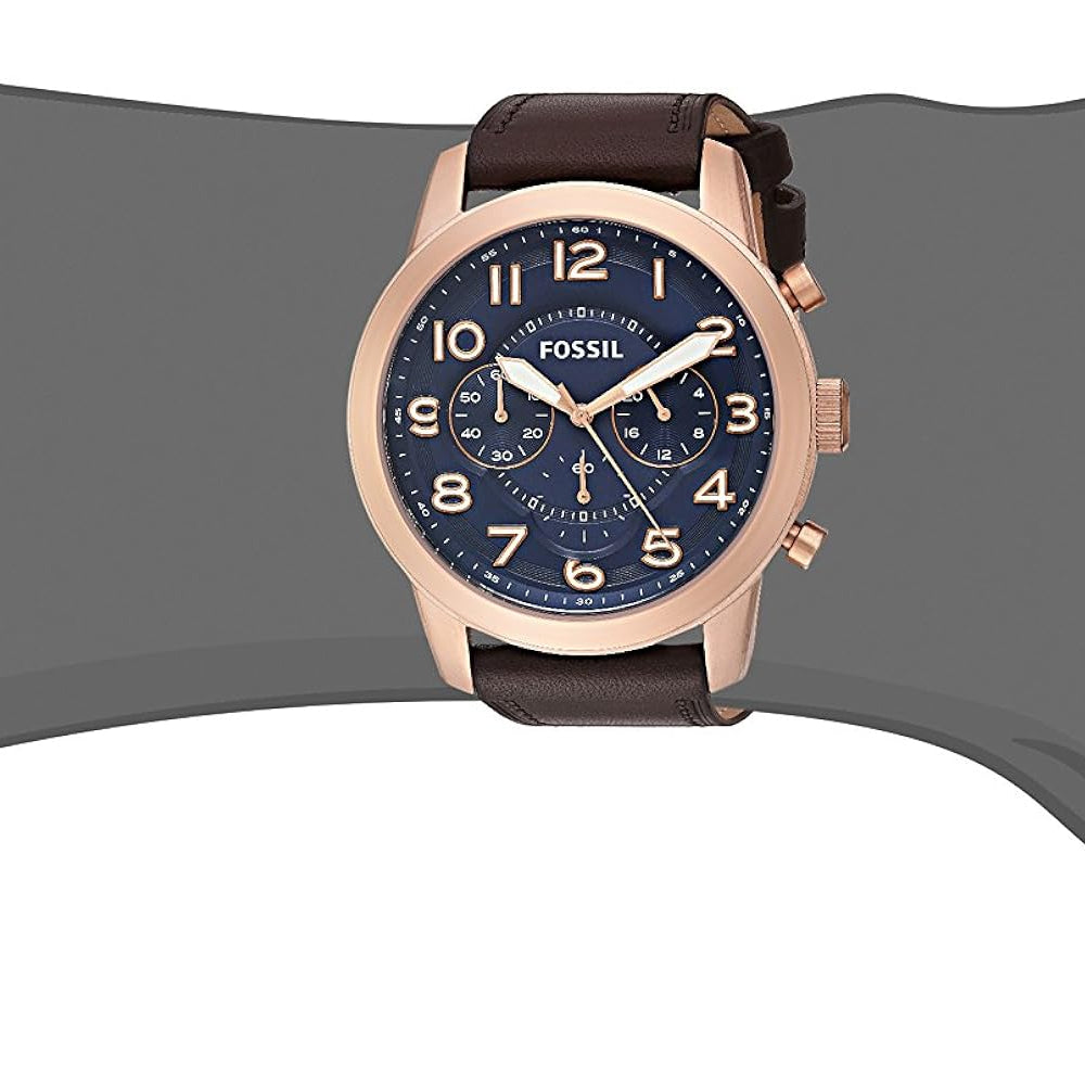 Fossil FS5204 Pilot 54 Chronograph Navy Blue Dial Men's Watch