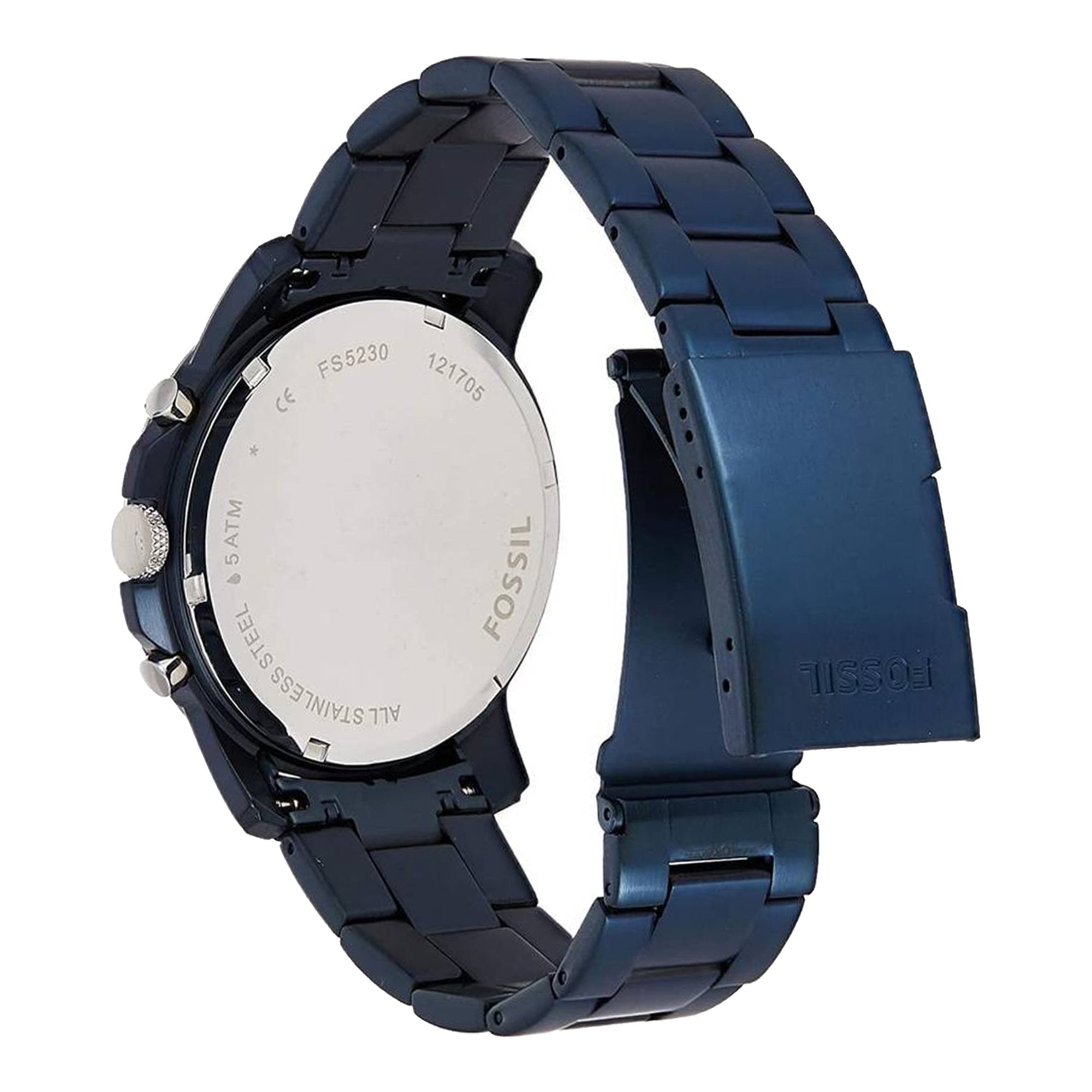 Fossil FS5230 Grant Blue Dial Men's Watch