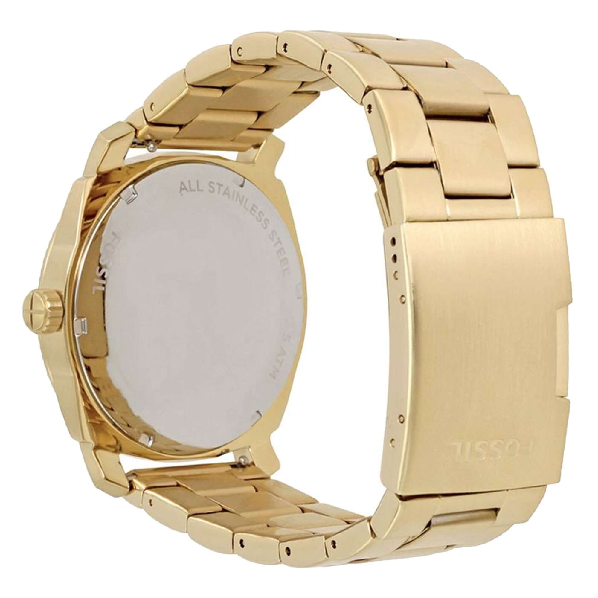 Fossil FS5264 Machine Gold Dial Yellow Gold Men's Watch