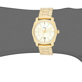 Fossil FS5264 Machine Gold Dial Yellow Gold Men's Watch