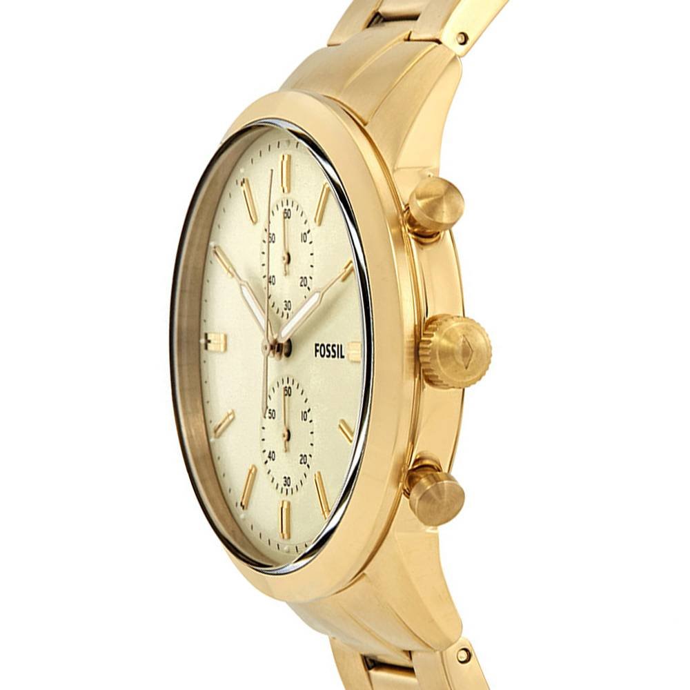 Fossil FS5348 Townsman Beige Dial Men's Watch