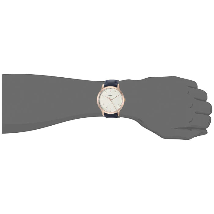 Fossil FS5371 The Minimalist Slim Blue Leather Band Men's Watch