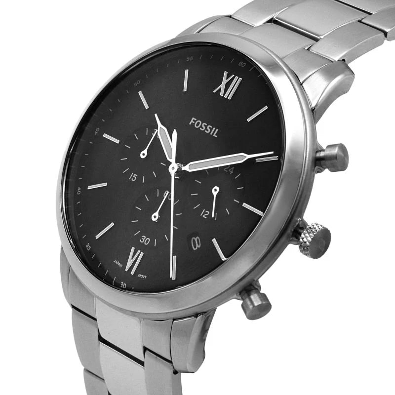 Fossil FS5384 Neutra Chronograph Quartz Black Dial Men's Watch