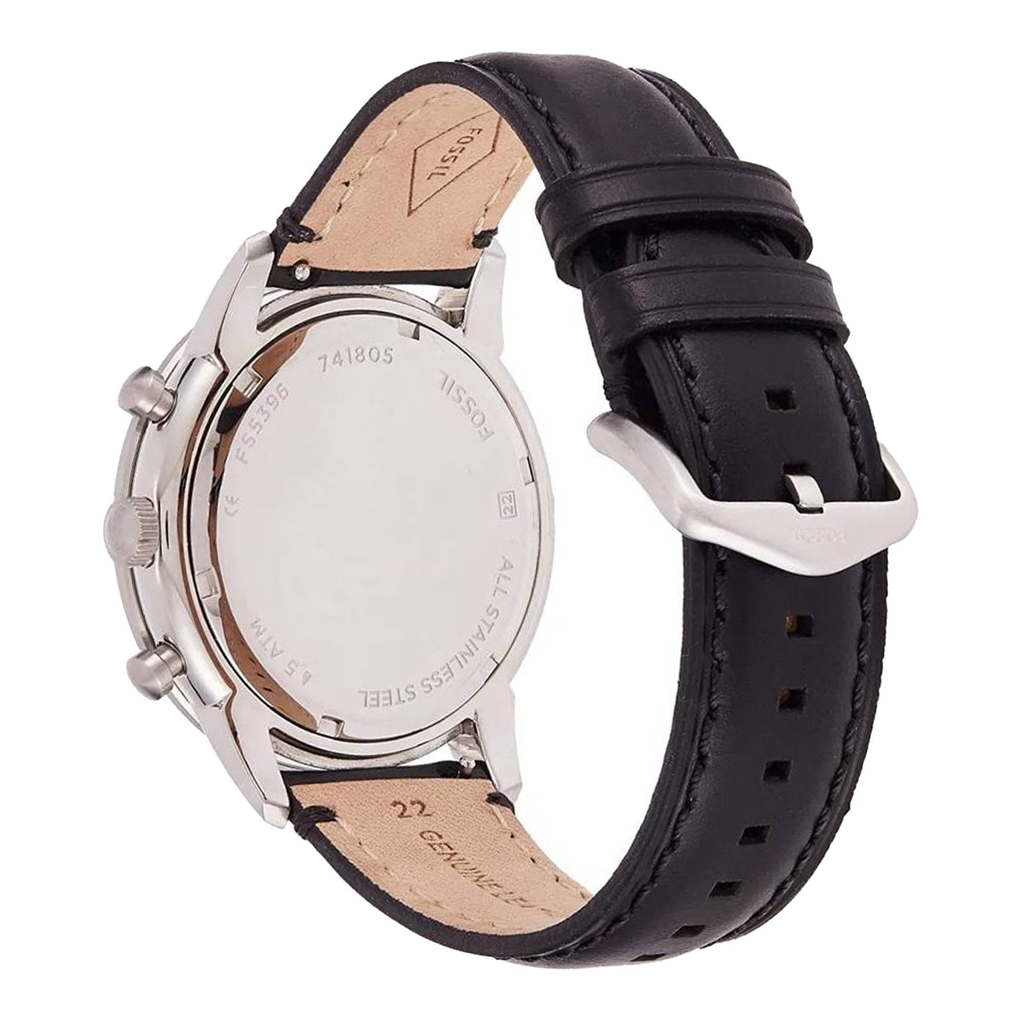 Fossil FS5396 Townsman Black Leather Men's Watch