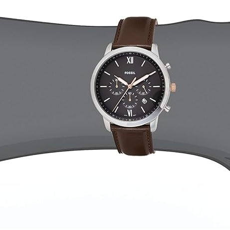 Fossil FS5408 Neutra Chronograph Dial Light Brown Leather Men's Watch