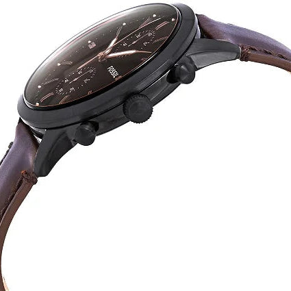 Fossil FS5437 Townsman Chronograph Brown Satin Dial Men's Watch