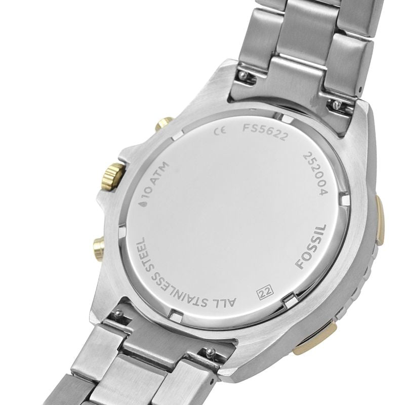 Fossil FS5622 Men's Garrett Chronograph, Stainless Steel Men's Watch