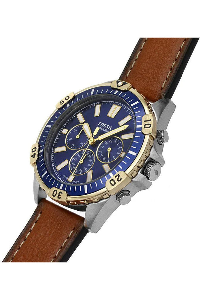 Fossil FS5625 Garrett Stainless Steel Quartz Dress Chronograph Men's Watch