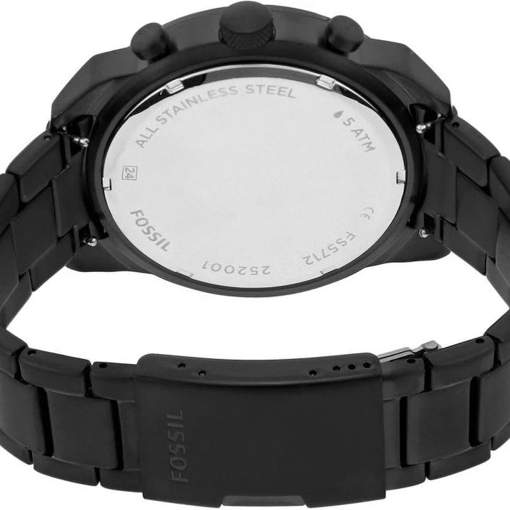 Fossil FS5712 Bronson Black Stainless Steel Men's Watch