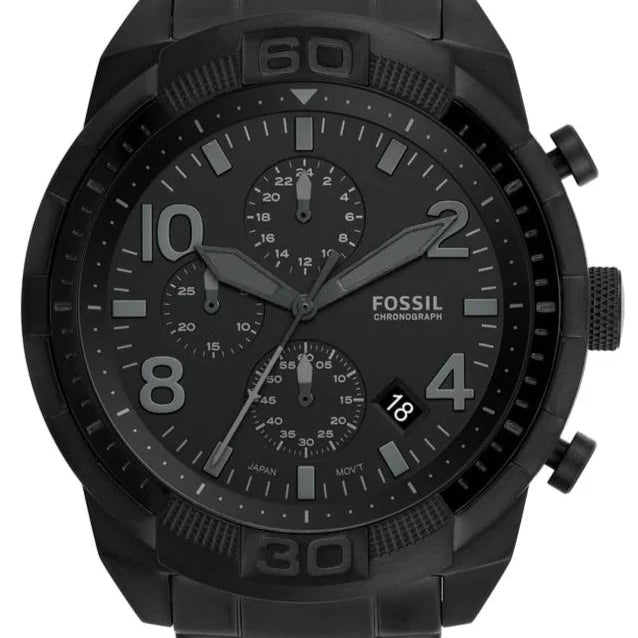 Fossil FS5712 Bronson Black Stainless Steel Men's Watch