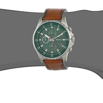 Fossil FS5734 Quartz Leather Strap Green Men’s Watch