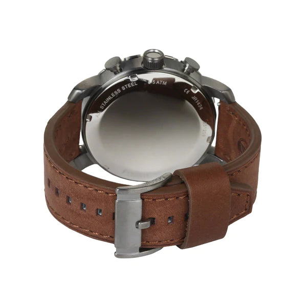 Fossil JR1424 Nate Grey Dial Men's Watch
