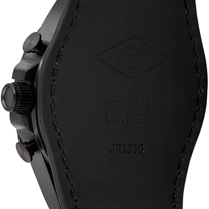 Fossil JR1510 Nate Chronograph Black Dial Men's Watch