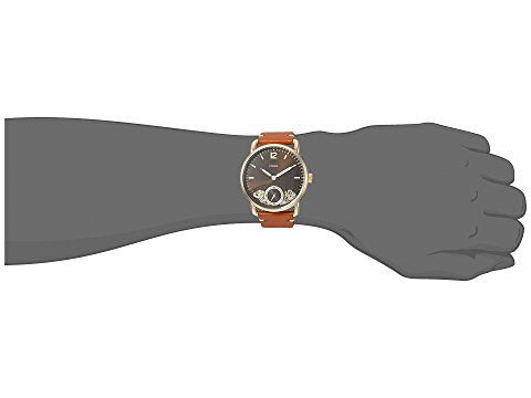 Fossil ME1166 The Commuter Twist Brown Leather Band Men's Watch