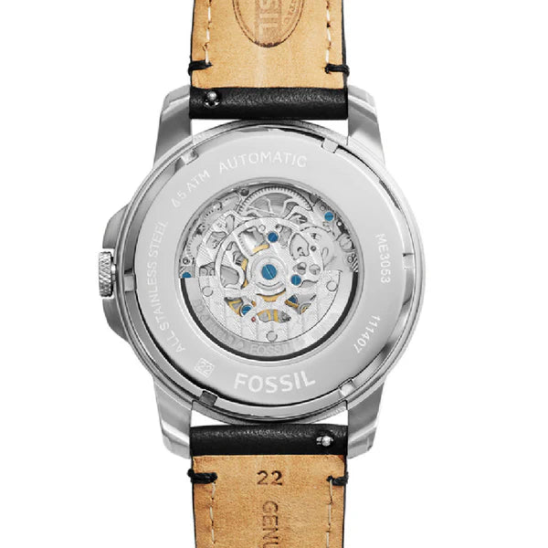 Fossil ME3053 Grant Automatic Self Wind Skeleton Dial Men's Watch