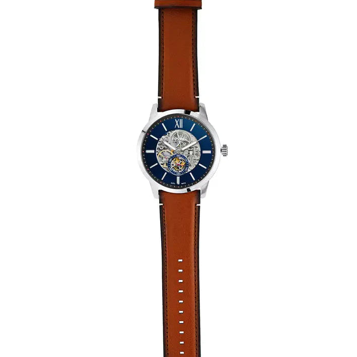 Fossil ME3154 Townsman Automatic Skeleton Blue Dial Men's Watch