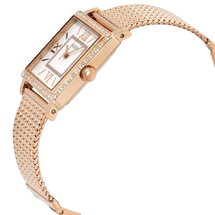 Guess W0826L3 Analog White Dial Women's Watch