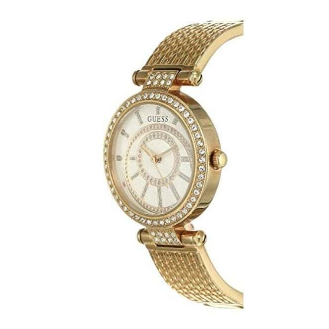 Guess W1008L3 Muse Crystal Silver Dial Women's Watch