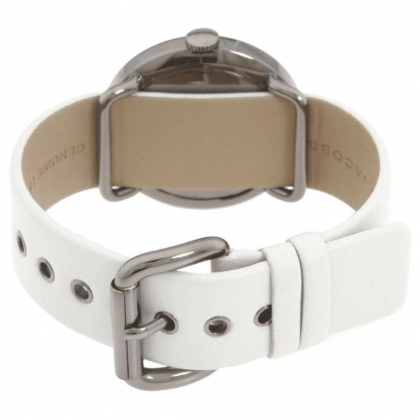 Marc By Jacobs MBM1223 Amy White Leather Women's Watch