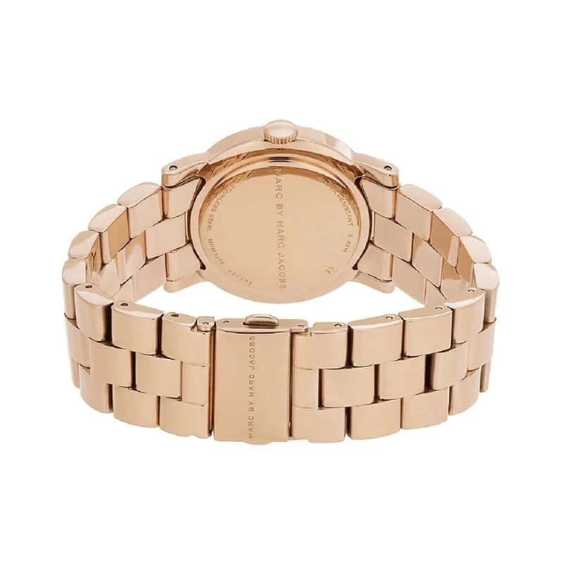 Marc By Jacobs MBM3216 Amy Texter Rose Dial Rose Gold-tone Women's Watch